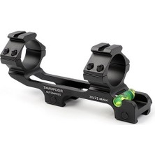 Swamp Deer Ct 25.4/30MM Tek Parça 22MM Ray Dürbün Montaj Ayağı Siyah