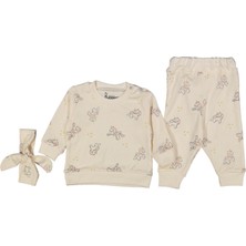 Kız 6/18 Ay Unicorn Baskılı Omuzdan Patlı 2li Takım