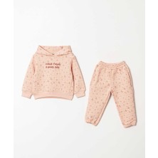 Kız 2/5 Yaş Good Day Kapüşonlu Üçip Ikili Takım