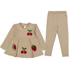 Kız 9/24 Ay Meyve Nakışlı Takım