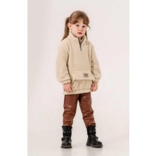 Kız 6/9 Yaş Yarım Fermuar Cepli Welsoft Takım