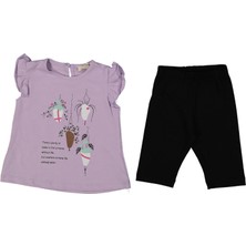 Kız 6/24 Ay Çiçek Baskı 2li Takım