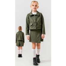 Kız 3/7 Yaş Sukuba Süet Takım