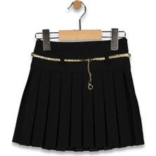 Kız 9/12 Yaş Kemerli Piliseli Etek