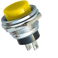 IC-180 Buton 16MM Metal Gövdeli Sarı