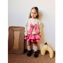 Elon Kids Fiyonklu Etekli Takım