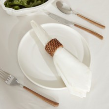 Karaca Home Caroline Dertsiz 2'li Kumaş Peçete Ekru