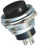 IC-180 Buton 16MM Metal Gövdeli Siyah