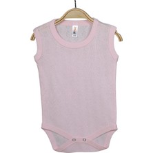 Hvc Kız Bebek Atlet Pamuklu Body Jakarlı Küp Desenli Çıtçıtlı Zıbın