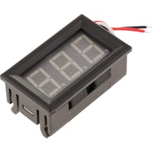 0-30V 3 Kablolu Dc Kırmızı Voltmetre