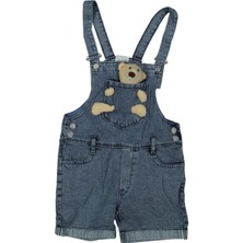 Kız 10/13 Yaş Kot Ayıcıklı Şort Slopet