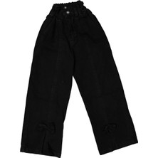 Kız 11/15 Yaş Kargo Cep Çıtçıtlı Kot Pantolon