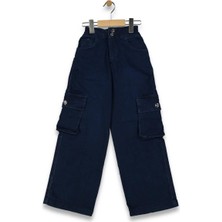 Kız 11/15 Yaş Kom Cepli Kot Pantolon