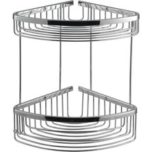Saray Oval 2 Li Köşelik 22*22 (Krom)