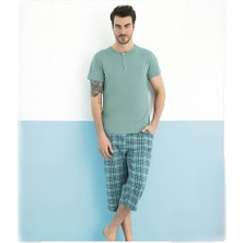 Aydoğan 250068 Erkek Modal Kısa Kollu Pijama Takım