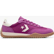 Converse Run Star Trainer Unisex Mor Sneaker Kadınlar İçin Konforlu Tasarım ve Taban Tipi