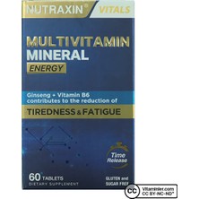 Nutraxin Multivitamin Mineral Energy 60 Tablet