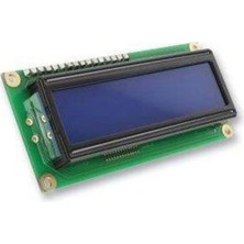 2X16 LCD Display Sol Üst Mavi 1602