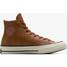 Converse Chuck 70 Unisex Kahverengi Deri Sneaker