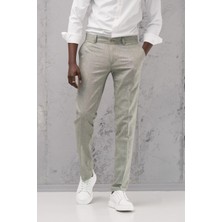 Slimfit Pamuklu Yan Cep Yazlık Gabardin Pantolon