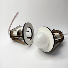 2 Adet Standart LED Ampuller Için Gömme Lamba Duyu 7cm