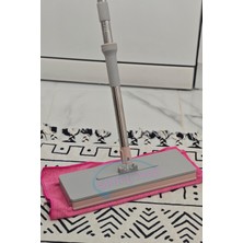 Sihirli Mop Lüx Kıskaçlı Sıkıştırmalı Mop Islak Mendil ve Tüm Bezler İle Uyumlu Büyük Boy 32 cm