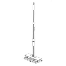 Sihirli Mop Lüx Kıskaçlı Sıkıştırmalı Mop Islak Mendil ve Tüm Bezler İle Uyumlu Büyük Boy 32 cm