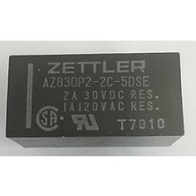 5V Çift Kontak Röle Çift Bobinli AZ830P2-2C-5DSE
