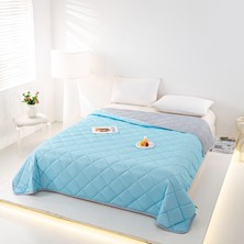 Out Yuy 1 Parça Soğutma Yorganı Yaz Battaniyesi Yumuşak Rahat 100*150CM Buzul Mavisi (Yurt Dışından)