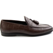 Bambi Kahve Leather Erkek Klasik Ayakkabı E01054164511