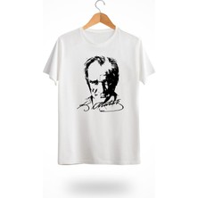 Unisex Atatürk Baskılı Kısa Kollu Tişört / 23 Nisan 29 Ekim 10 Kasım 19 Mayıs Baskılı T-Shırt