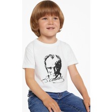 Unisex Atatürk Baskılı Kısa Kollu Tişört / 23 Nisan 29 Ekim 10 Kasım 19 Mayıs Baskılı T-Shırt