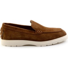 Bambi Taba Süet Erkek Loafer Ayakkabı E01087112702