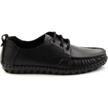 Bambi Siyah Leather Erkek Casual Ayakkabı E01900400003