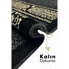 Selçuklu Siyah Dokuma Kalın Seccade