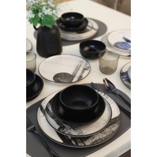 Keramika Shadowy Yemek Takımı 24 Parça 6 Kişilik 21783-84