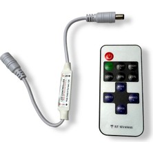 Cata El kumandası tek renkli uzaktan kumanda LED ışık kablosuz kontrol cihazı lamba kontrolü DC 5-24V 12A