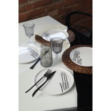 Keramika Dream & Cherrs Nordic Pasta Tabağı 22 cm 4 Parça 22729-30