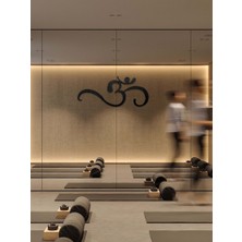 Soi Dekor Om Symbol Metal Duvar Tablosu