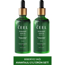 The Ceel 2'li Biberiye Yağı Biotin Özlü Saç Bakımı 50 ml