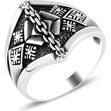 Zincir Model Gümüş Yüzük