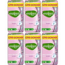 Molped Ultra Süper Ekonomik 24'lü Normal Ped x 6 Paket Maksimum Kapasite ve İncelik