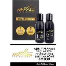 Motto Plus Professional Brezilya Fönü Saç Düzleştirici Keratini 2'li Mucizevi Saç Bakım Seti 100 ml Keratin - 100 ml Şampuan