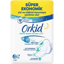 Orkid Ekstra Koruma Gece 14'lü Hijyenik Ped