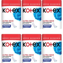 Kotex Ultra Süper Ekonomik Paket Gece 16'lı x 6 Paket