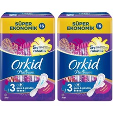 Orkid Platinum 4'lü Gece 16 x 2 Adet