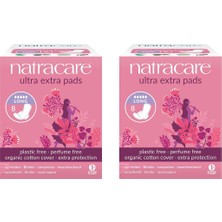 Natracare Ultra Ekstra Kanatlı Ped Uzun Gece 16 Adet 2 Li Set - Ekstra Koruma ve Rahatlık