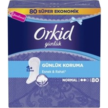 Orkid Günlük Ped Normal Dev Ekonomi Paketi 80LI