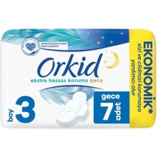 Orkid Ekstra Hassas Koruma Tekli Gece 7'li