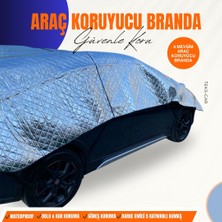 TEKS CAR - 5 Katlı Hatchback Uyumlu Dolu-Darbe ve Güneş Koruyucu Araba Brandası